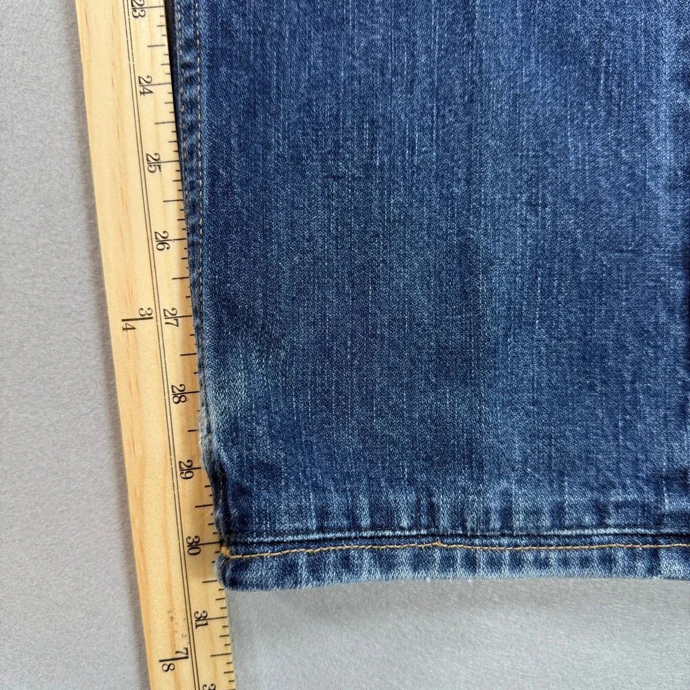 Vintage True Religion Geno Jeans Mens 32x30 Blue Selvedge Denim Button Fly USA